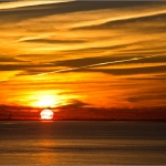 Cuxhaven, Sonnenuntergang ... 02.10.15