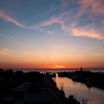 Sonnenaufgang am Alten Fischereihafen, 08.06.18