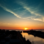 Sonnenaufgang am Alten Fischereihafen, 08.06.18