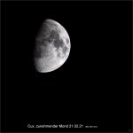 21.02.21 - 19:04 Uhr, zunehmender Mond