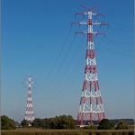 Lühesand, Freileitungskreuzung, 03.10.15